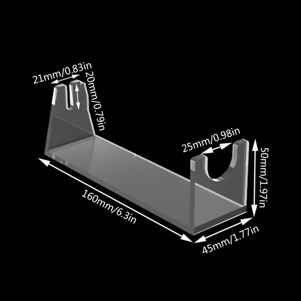 Acrylic Knives Display Holder Knife Display Stand Rack Outdoor Exhibition Tool Holder for Kitchen Counter Home Decor