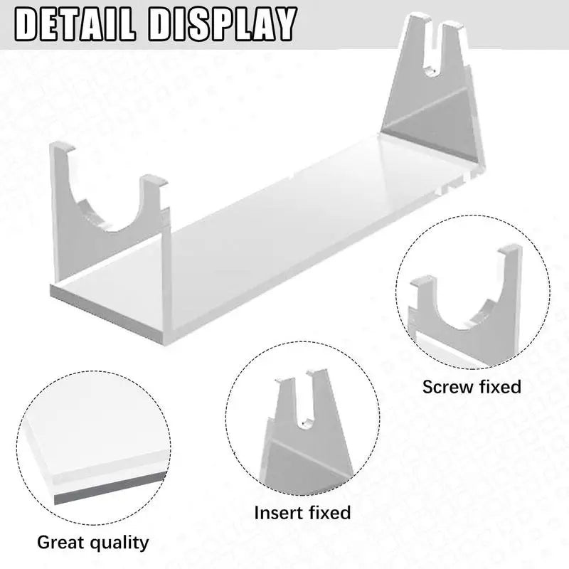 Acrylic Knives Display Holder Knife Display Stand Rack Outdoor Exhibition Tool Holder for Kitchen Counter Home Decor